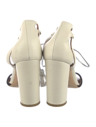 Malone Souliers Suede Colorblock Pattern Sandals