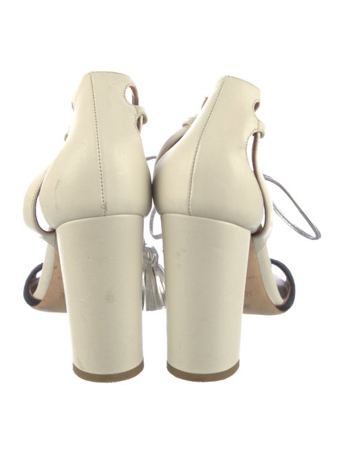 Malone Souliers Suede Colorblock Pattern Sandals