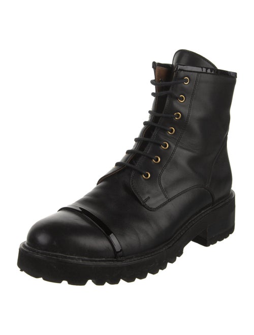 Malone Souliers Leather Combat Boots