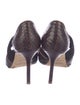 Malone Souliers Leather Animal Print D'Orsay Pumps
