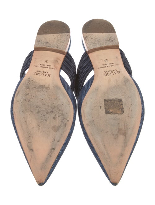 Malone Souliers Denim Mules
