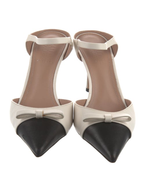 Malone Souliers Leather Colorblock Pattern Mules