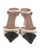 Malone Souliers Leather Colorblock Pattern Mules