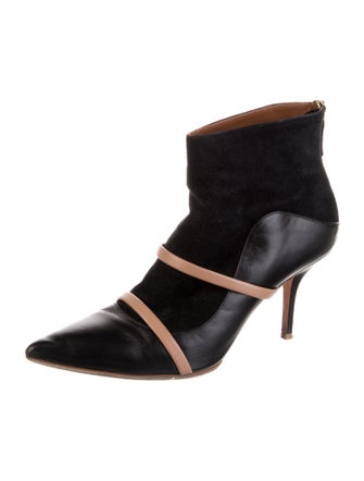 Malone Souliers Leather Colorblock Pattern Boots