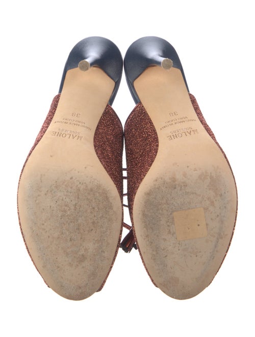 Malone Souliers Glitter Accents Mules