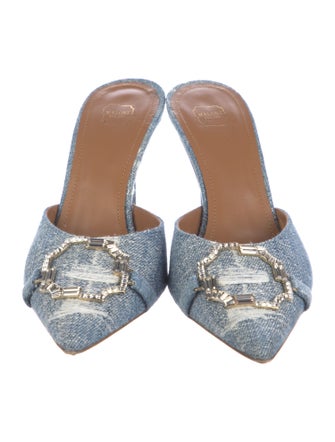 Malone Souliers Denim Mules