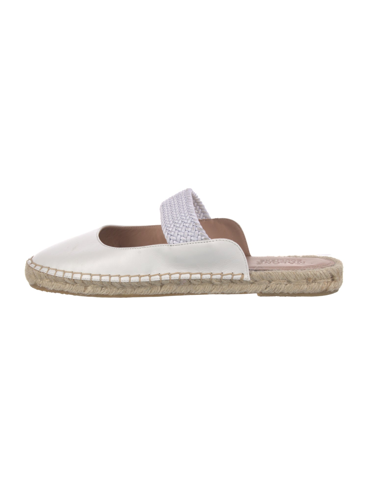 Malone Souliers Leather Colorblock Pattern Espadrilles