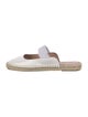 Malone Souliers Leather Colorblock Pattern Espadrilles