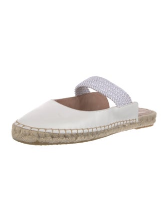 Malone Souliers Leather Colorblock Pattern Espadrilles