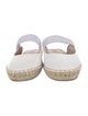 Malone Souliers Leather Colorblock Pattern Espadrilles