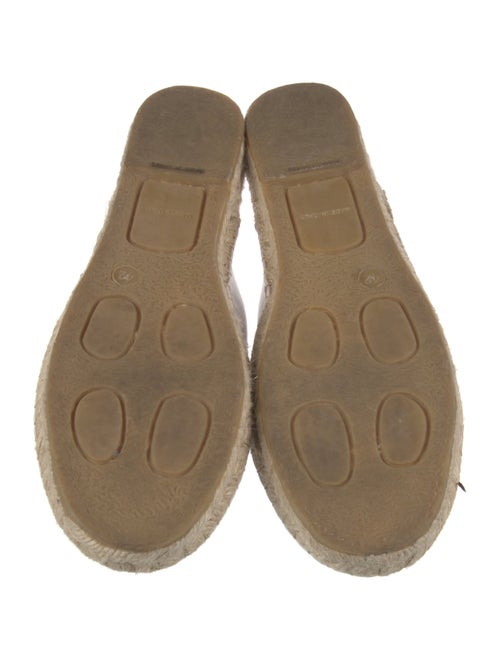 Malone Souliers Leather Colorblock Pattern Espadrilles