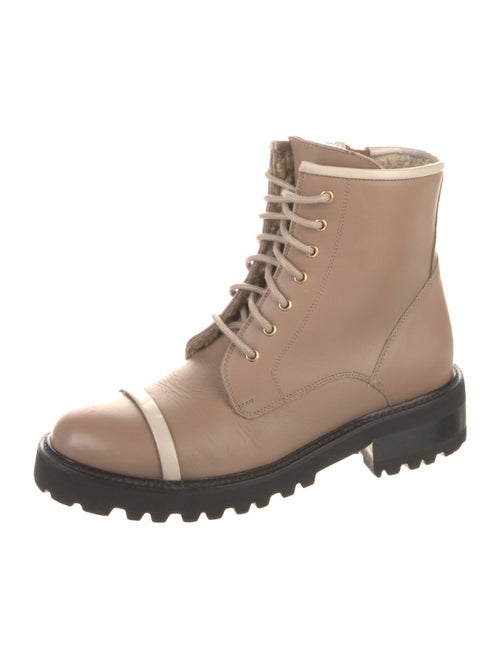 Malone Souliers Leather Combat Boots