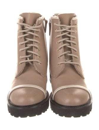 Malone Souliers Leather Combat Boots