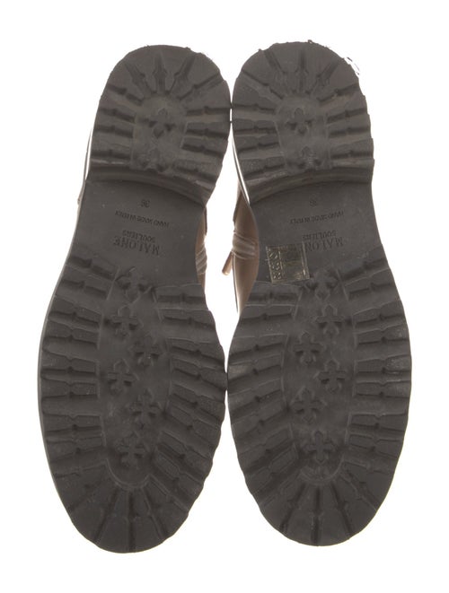 Malone Souliers Leather Combat Boots