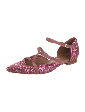 Malone Souliers Glitter D'Orsay Flats
