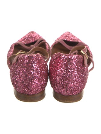Malone Souliers Glitter D'Orsay Flats