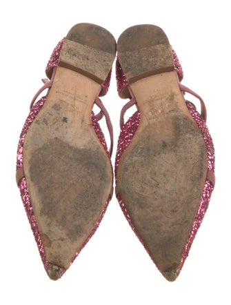 Malone Souliers Glitter D'Orsay Flats