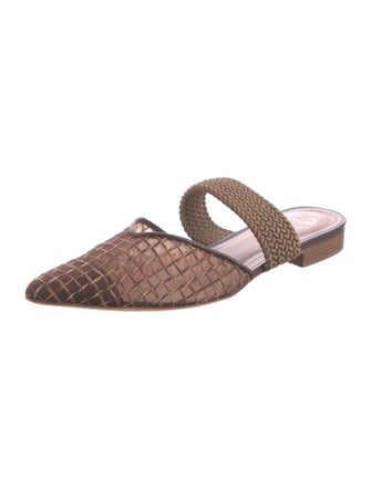 Malone Souliers Mesh Lace Pattern Flats