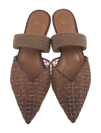Malone Souliers Mesh Lace Pattern Flats