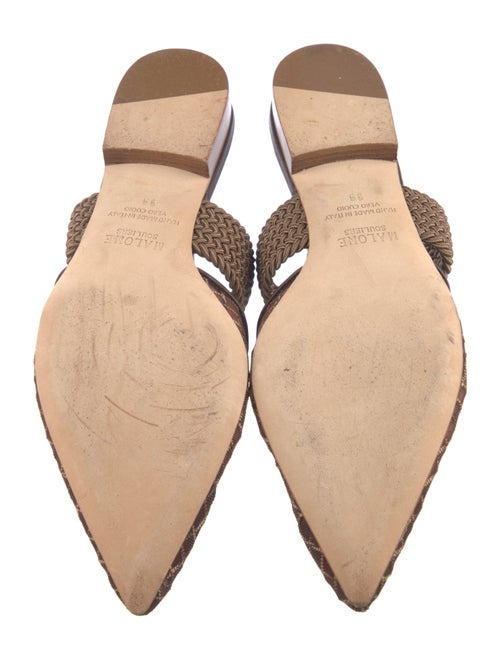 Malone Souliers Mesh Lace Pattern Flats