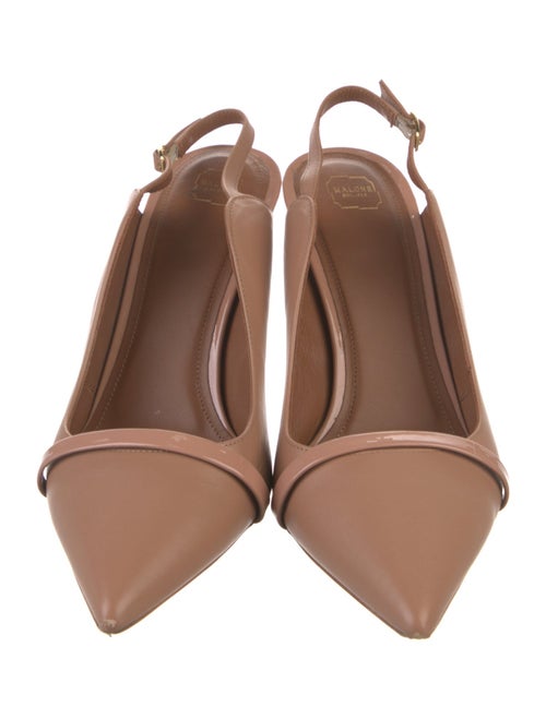 Malone Souliers Leather Slingback Pumps
