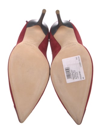 Malone Souliers Suede Leather Trim Embellishment Boots