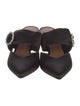 Malone Souliers Satin Crystal Embellishments Mules
