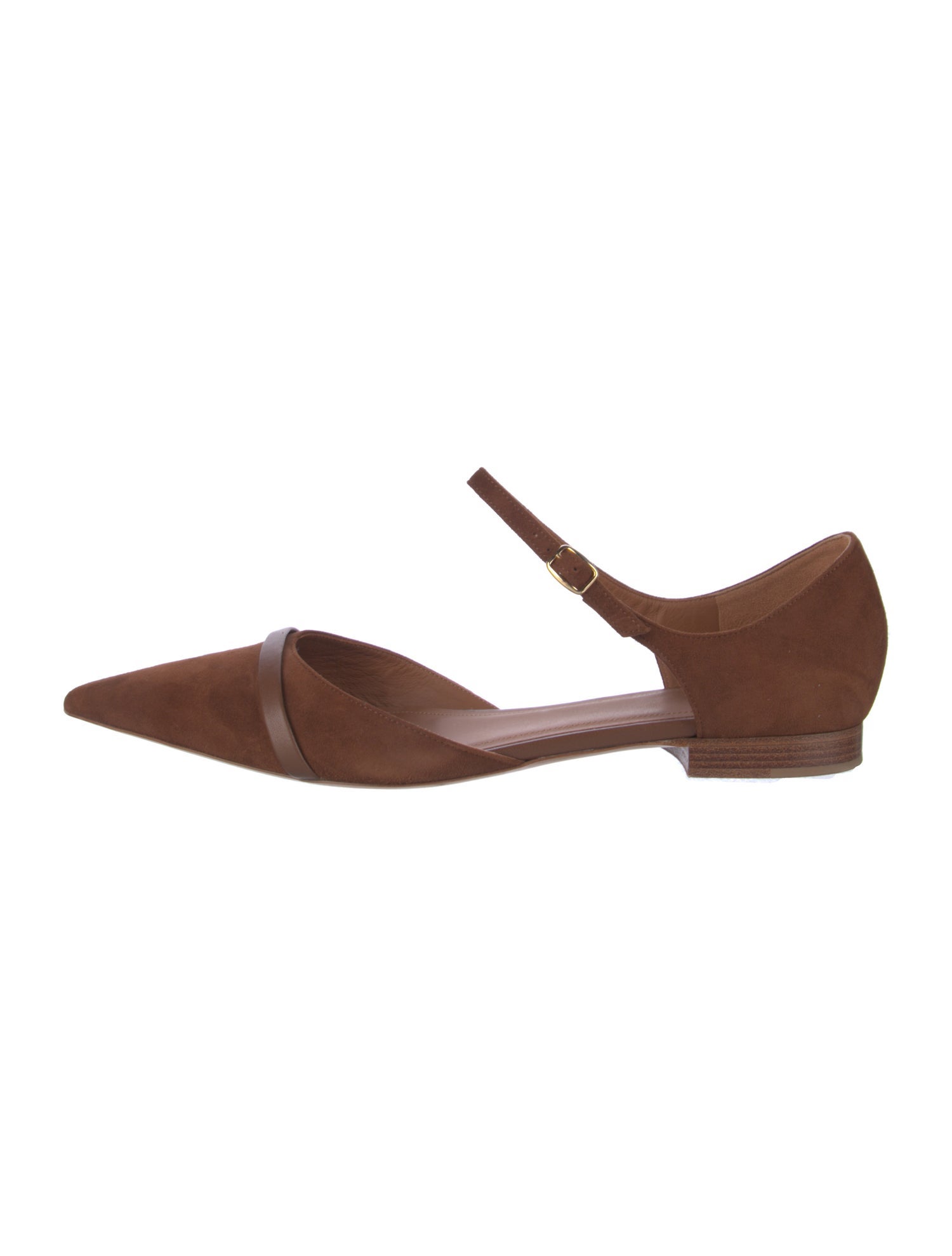 Malone Souliers Leather D'Orsay Flats