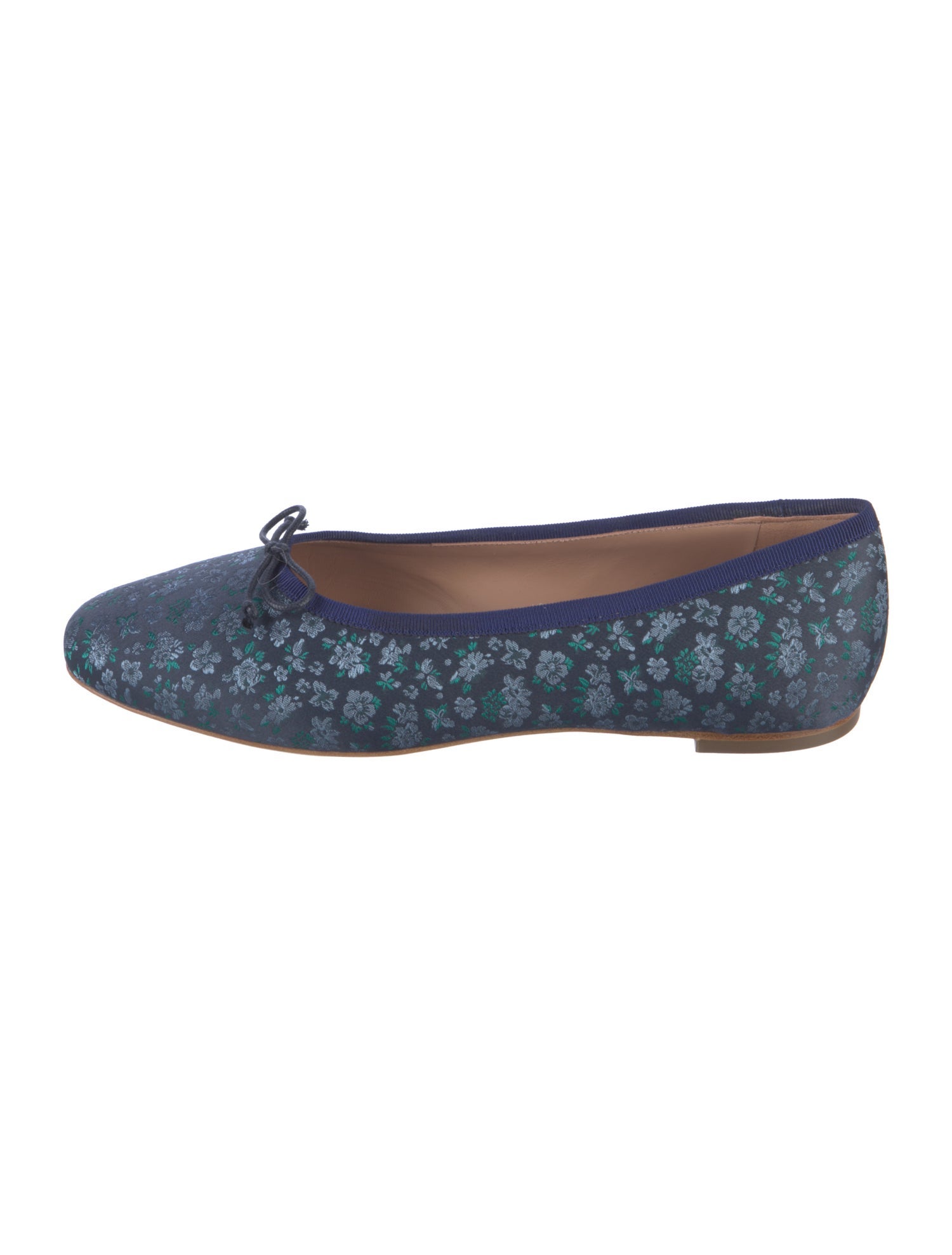 Malone Souliers Floral Print Ballet Flats