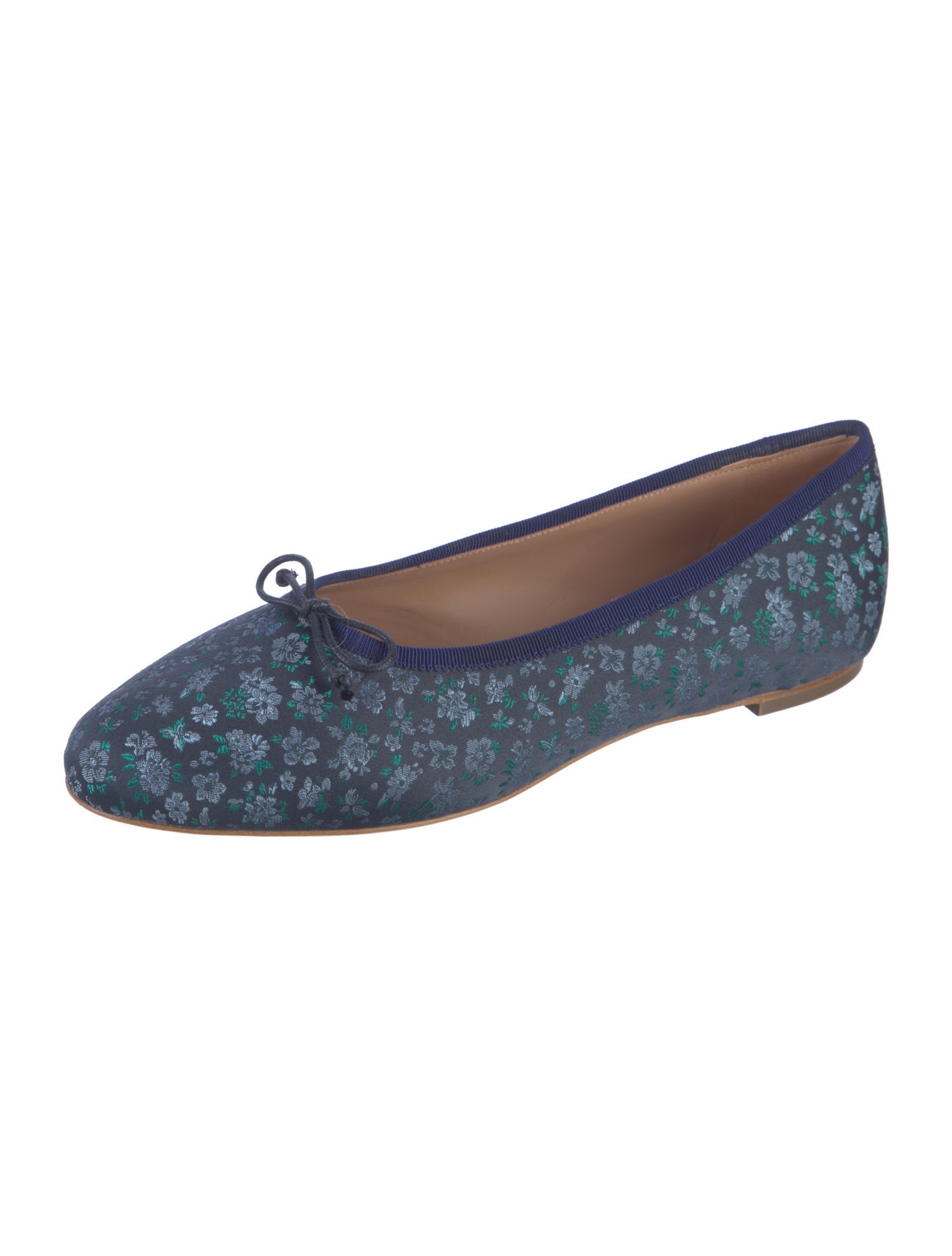 Malone Souliers Floral Print Ballet Flats