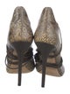 Malone Souliers Embossed Leather Animal Print Pumps
