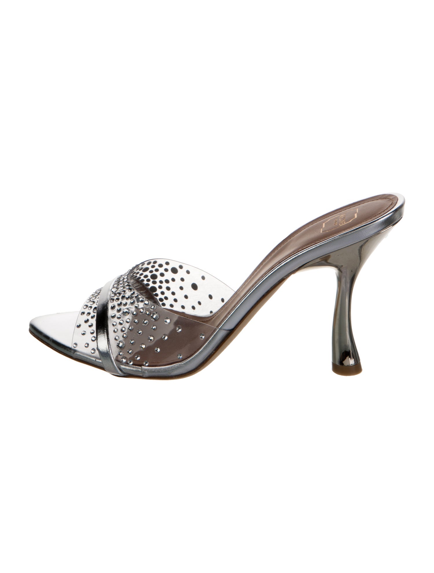 Malone Souliers PVC Crystal Embellishments Slides