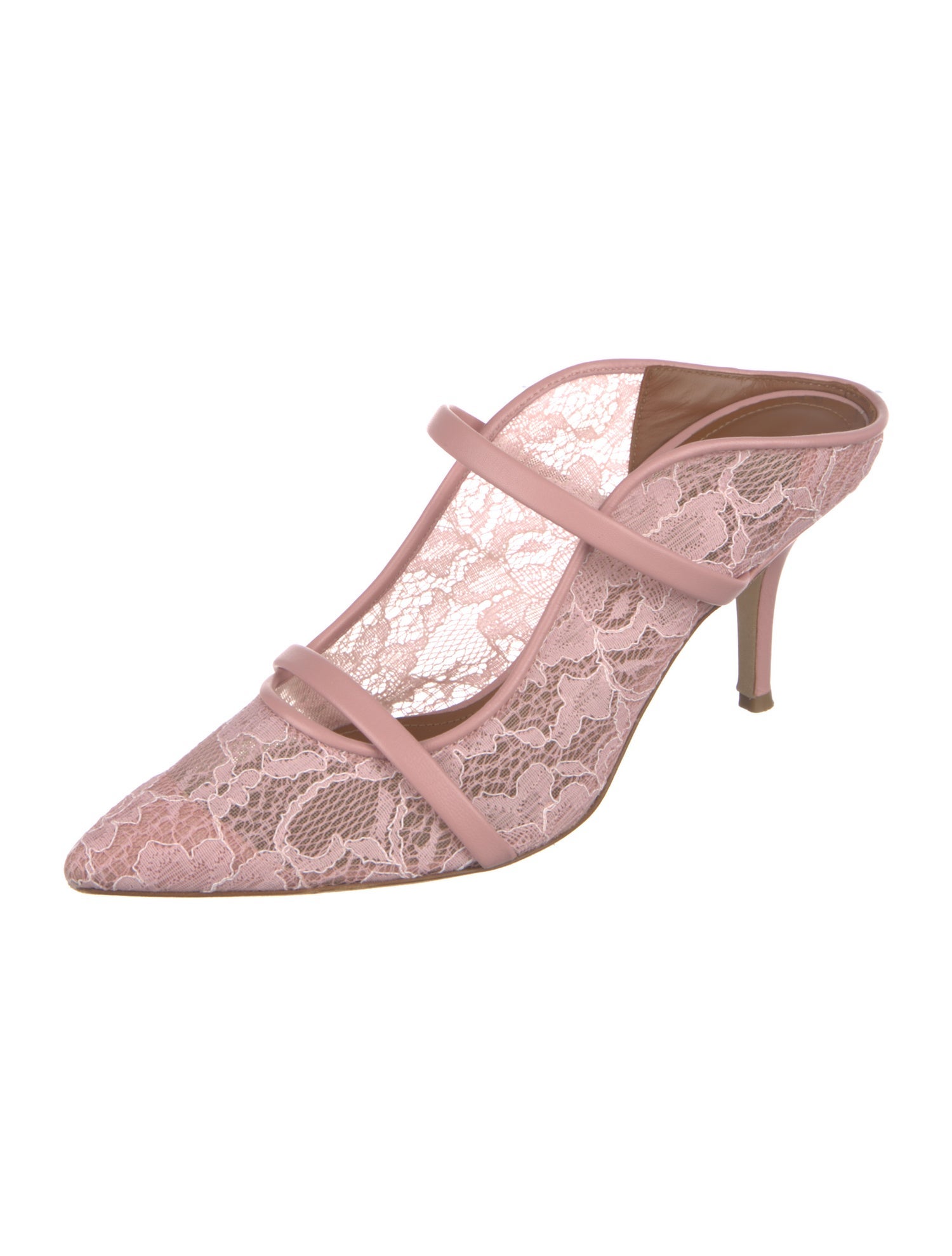 Malone Souliers Lace Lace Pattern Mules
