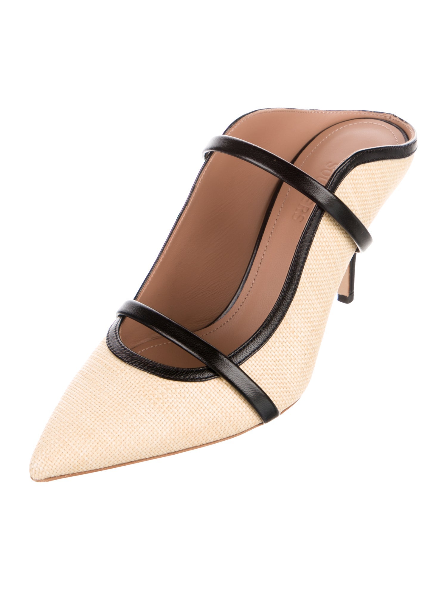 Malone Souliers Colorblock Pattern Mules