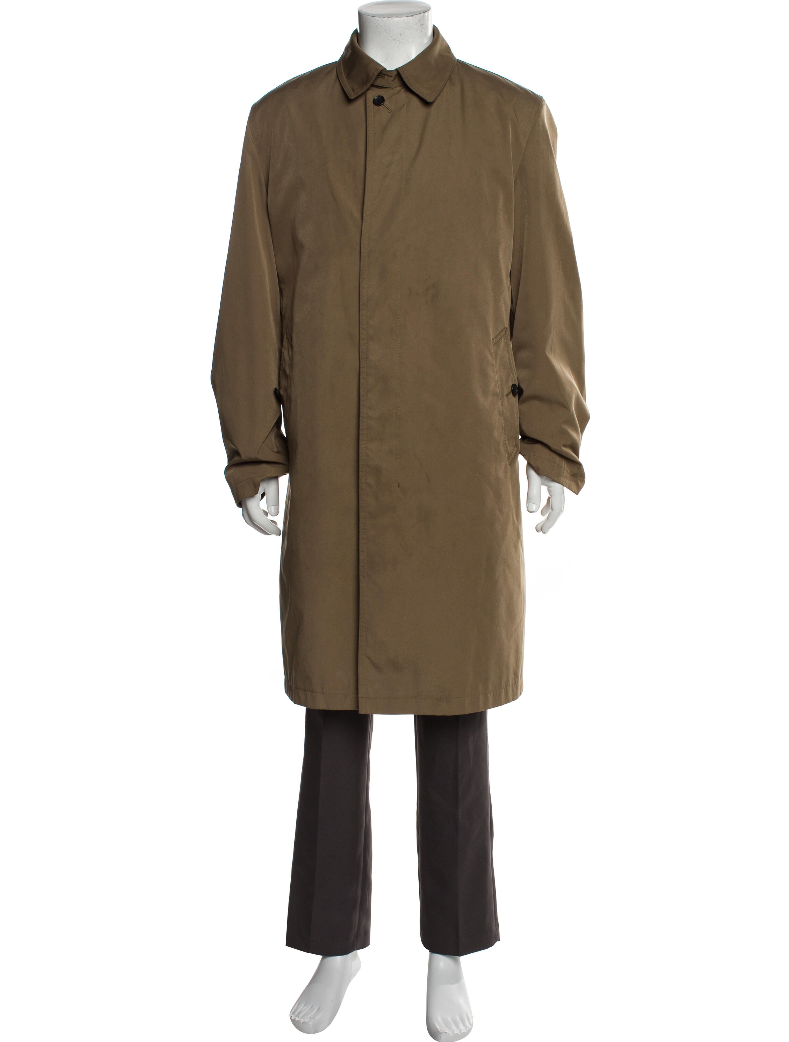 So.Ya Leather Trench Coat