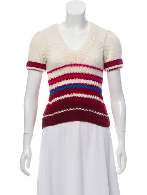 Spencer Vladimir Cashmere Short Sleeve Sweater mul