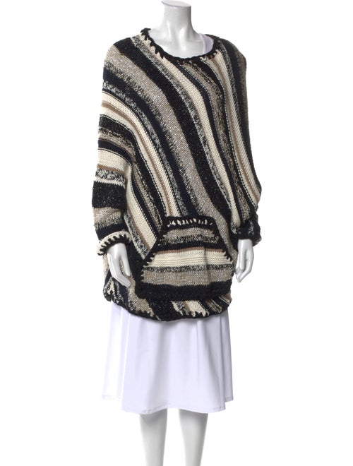 Spencer Vladimir Striped Scoop Neck Sweater
