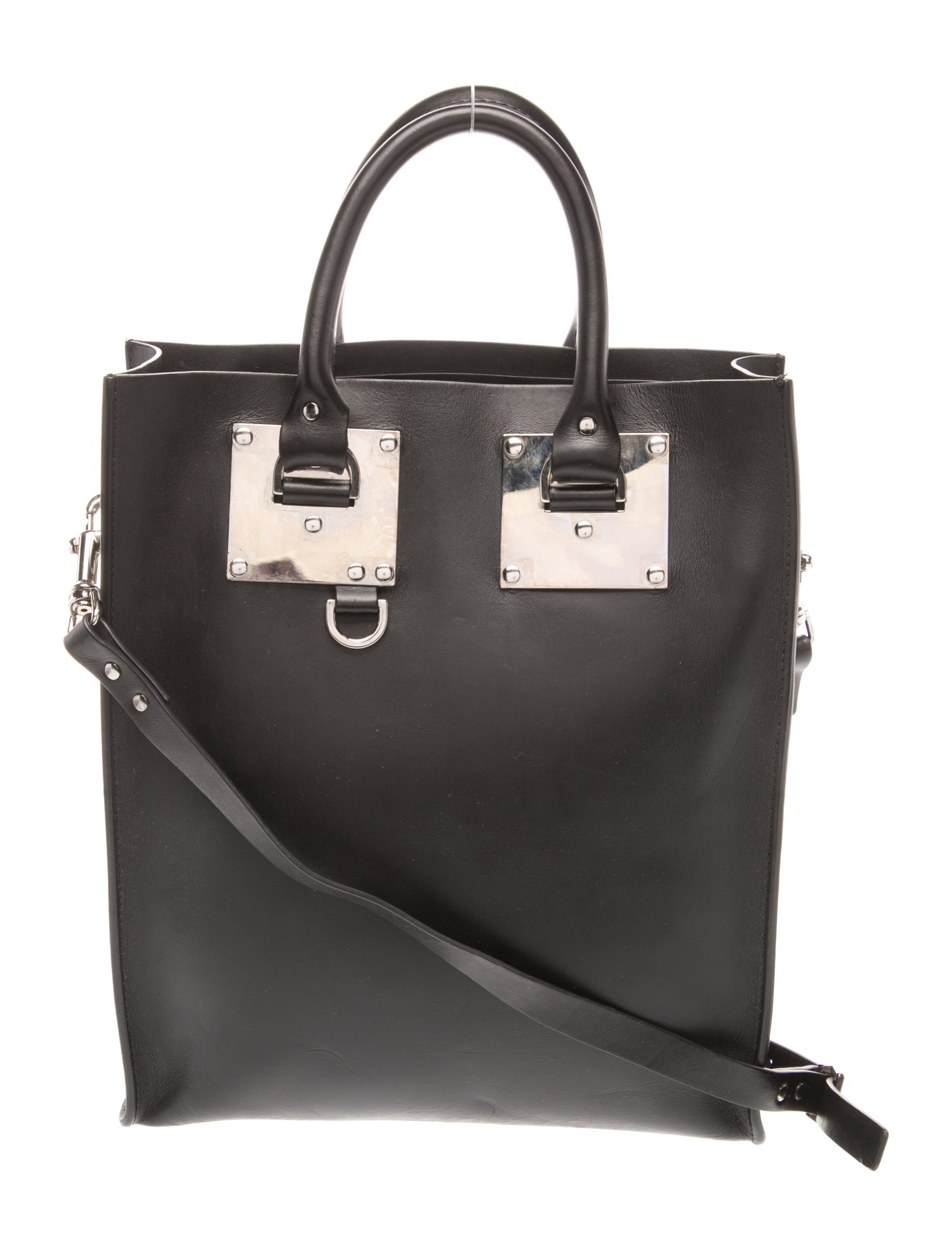 Sophie Hulme Large Swing Bucket Bag - Black Bucket Bags