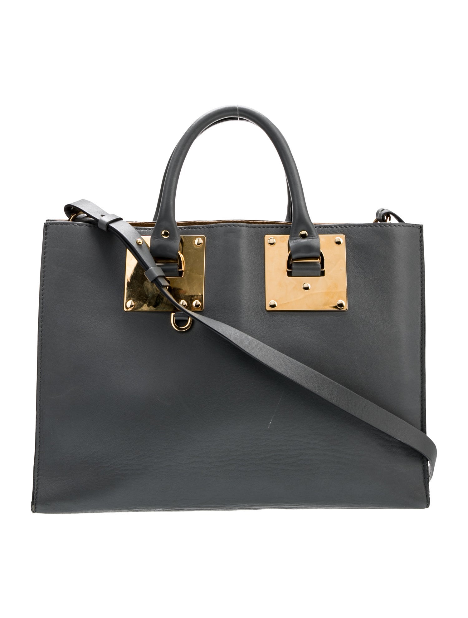 Sophie Hulme Leather Shoulder Bag