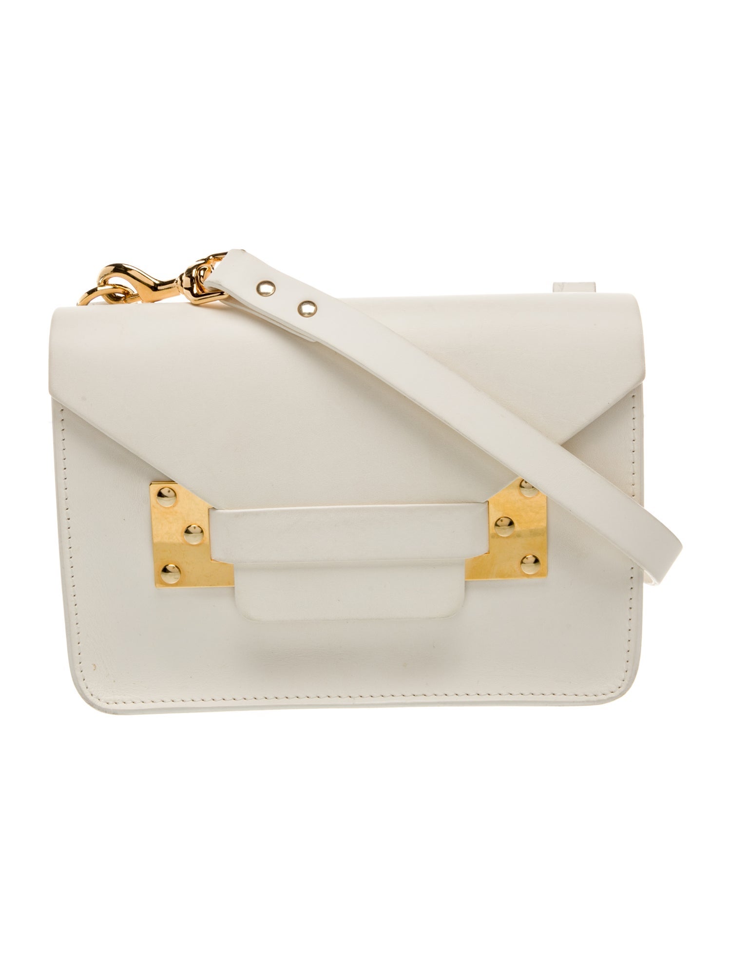 Sophie Hulme Leather Crossbody Bag