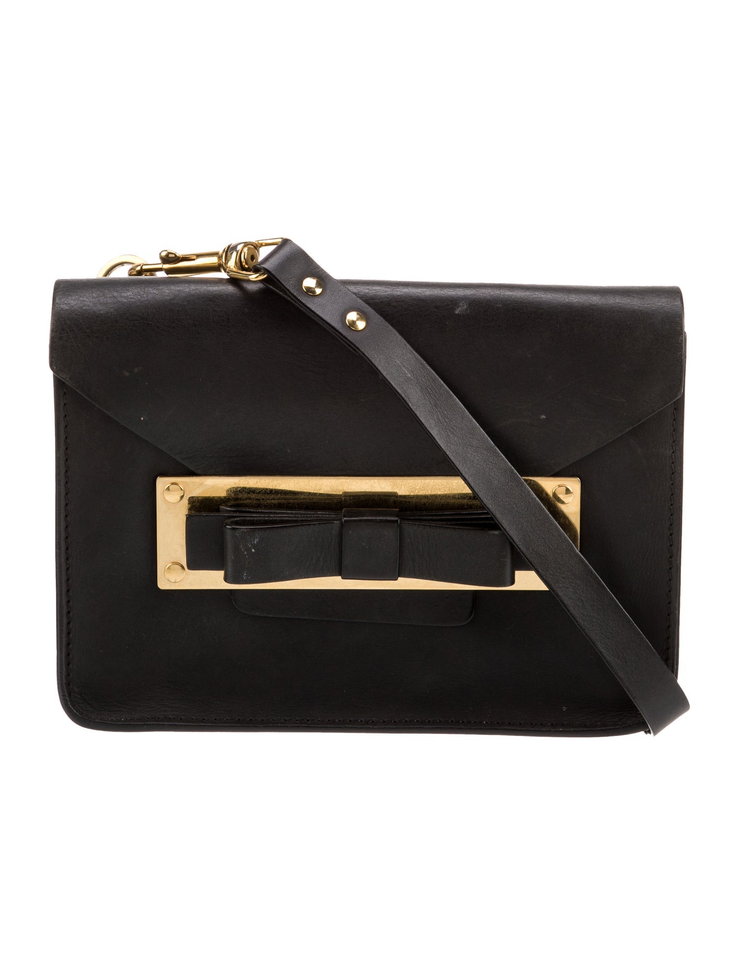 Sophie Hulme Leather Crossbody Bag