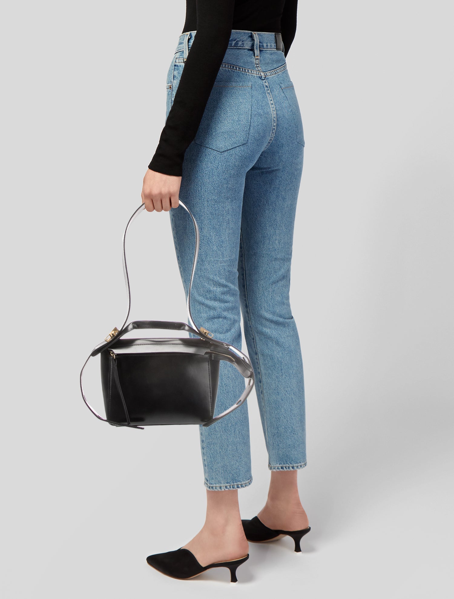 Sophie Hulme Leather Crossbody Bag