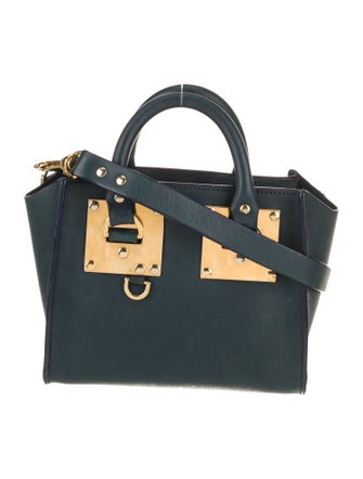 Sophie Hulme Leather Top Handle Bag