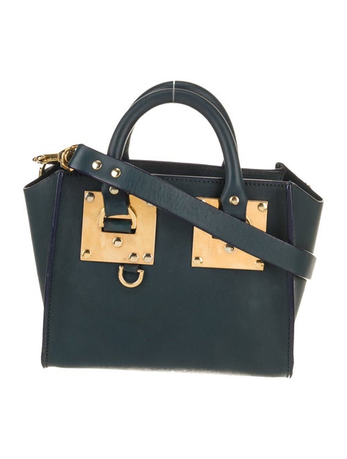 Sophie Hulme Leather Top Handle Bag