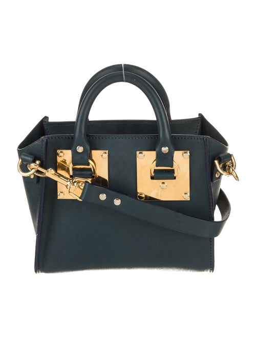 Sophie Hulme Leather Top Handle Bag