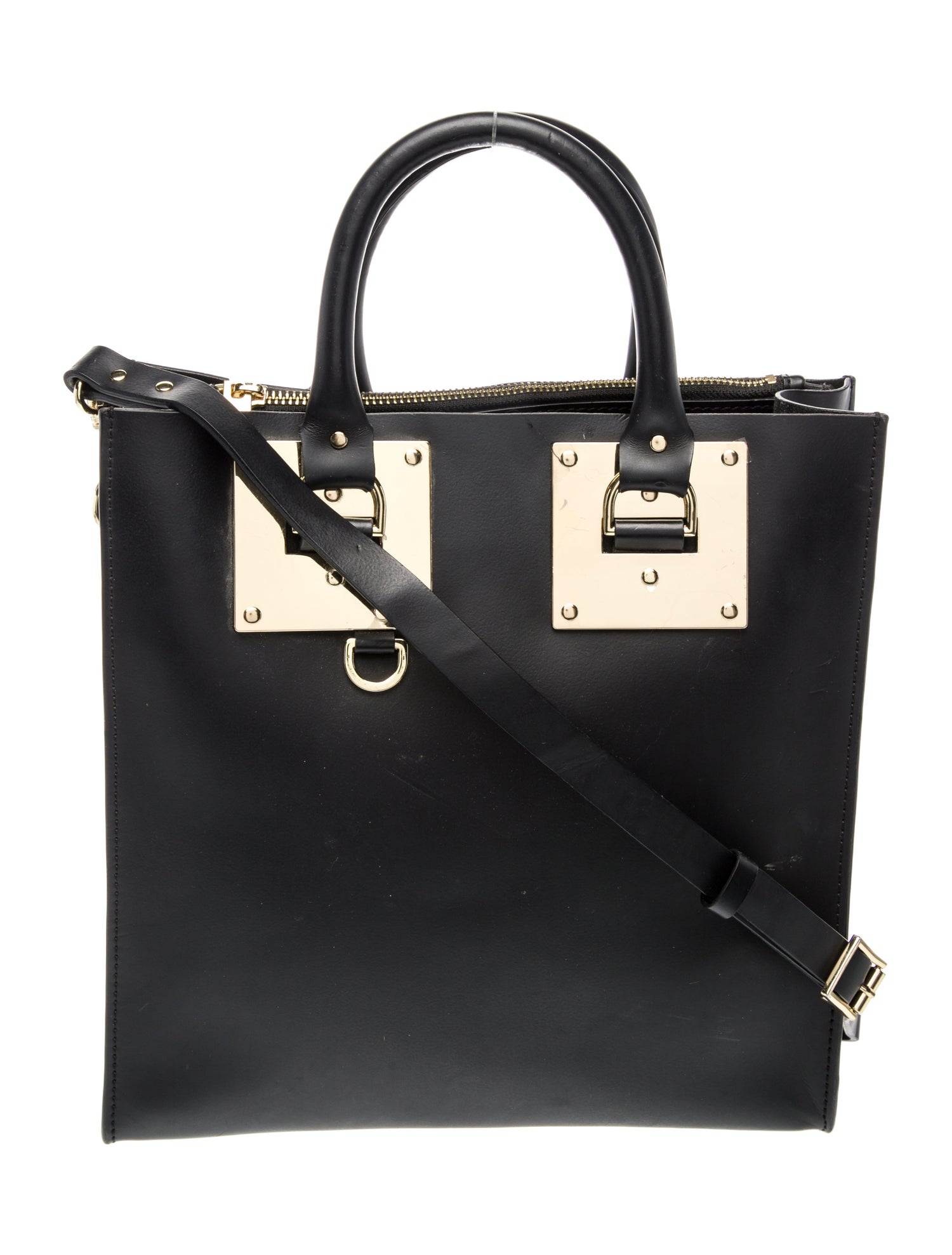 Sophie Hulme Leather Shoulder Bag