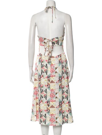 Sipos New York Floral Print Knee-Length Dress