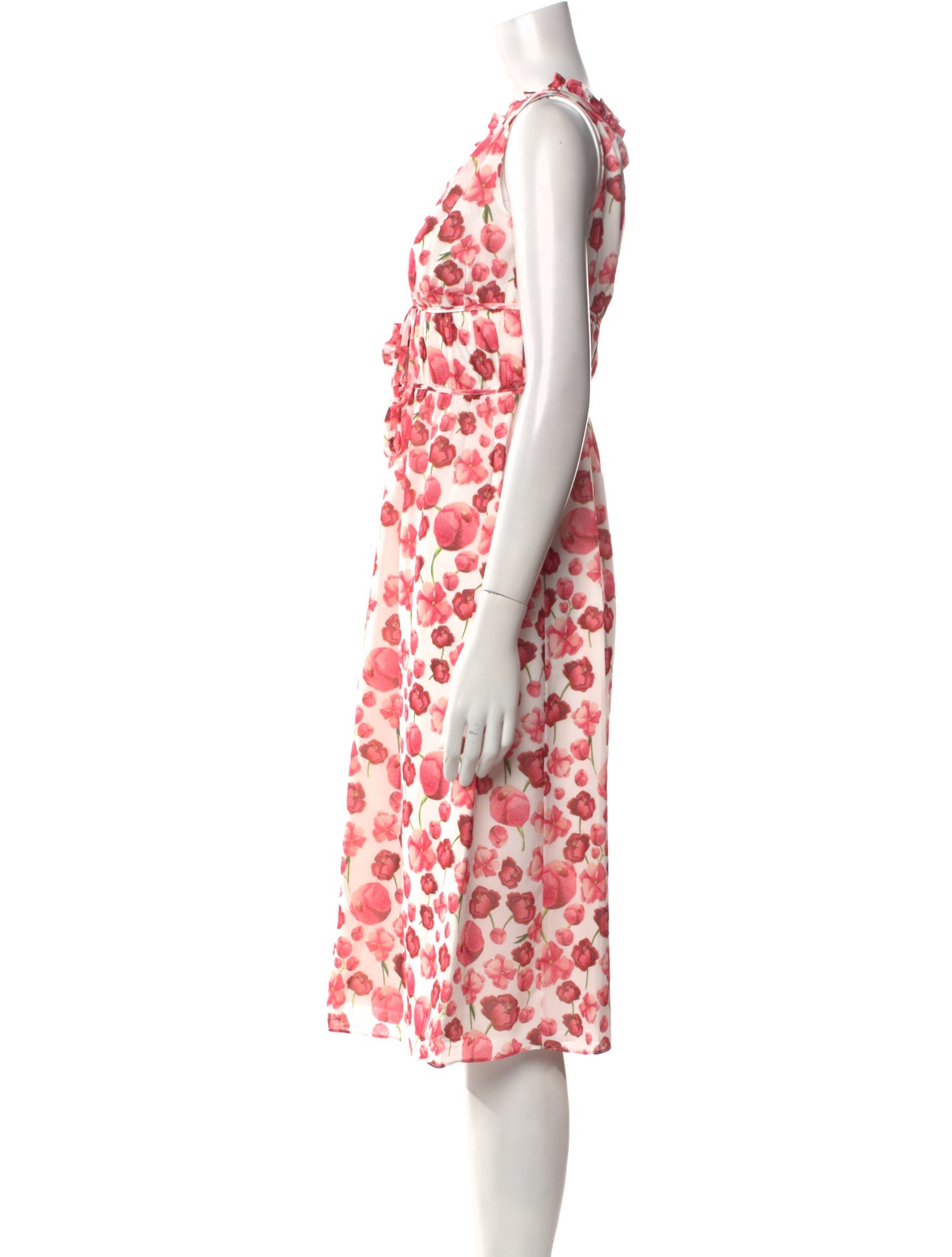 Samantha Sipos Floral Print Knee-Length Dress