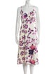 Sipos New York Floral Print Midi Length Dress