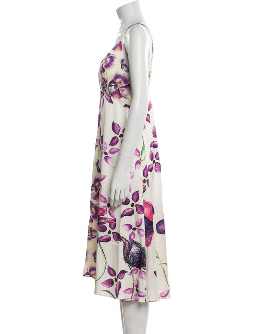 Sipos New York Floral Print Midi Length Dress